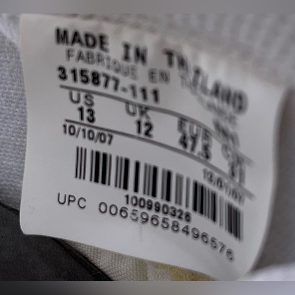 Nike White High Blazers; Carolina Blue Laces; Men’s 13 - Picture 6 of 7